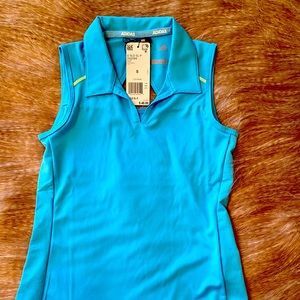 NWT Adidas Girls Sz S golf shirt